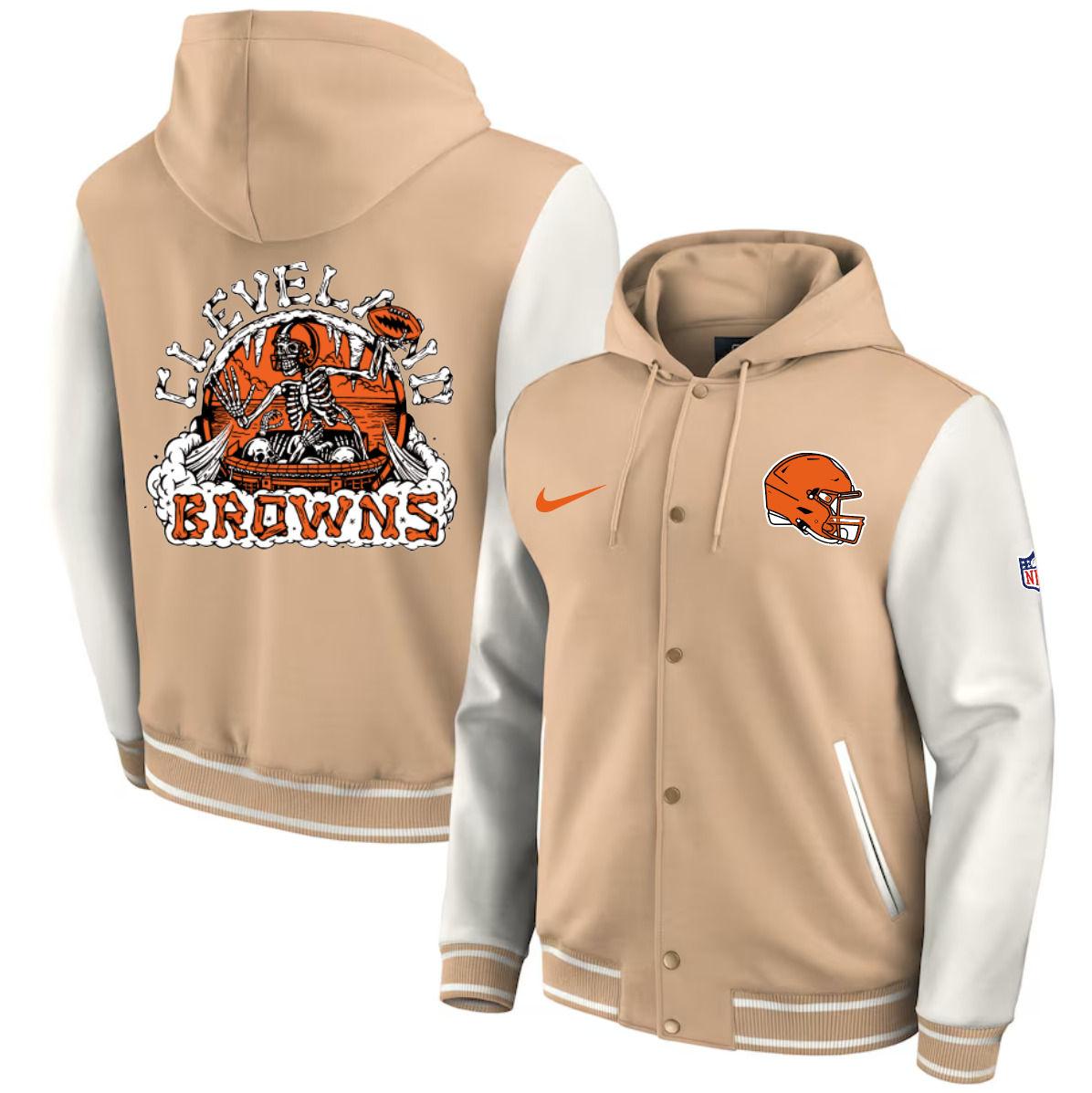Men 2025 NFL Cleveland Browns jacket syle 1